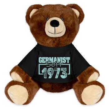 1973 - MiniFeet® RecycelBär® Teddy Bear Brown - black - Front