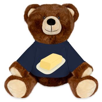 Stück Butter - MiniFeet® RecycelBär® Braun - French Navy - Vorne