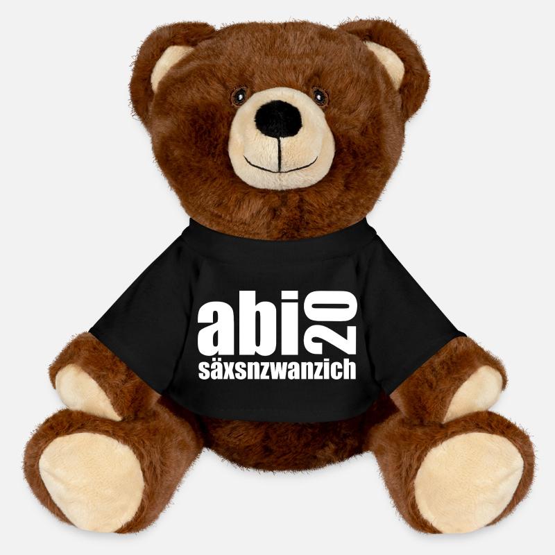 Abi 20 säxnzwanzig - MiniFeet® RecycelBär® Braun - Schwarz