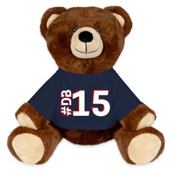 DB15 - MiniFeet® RecycelBär® Teddy Bear Brown - french navy - Front
