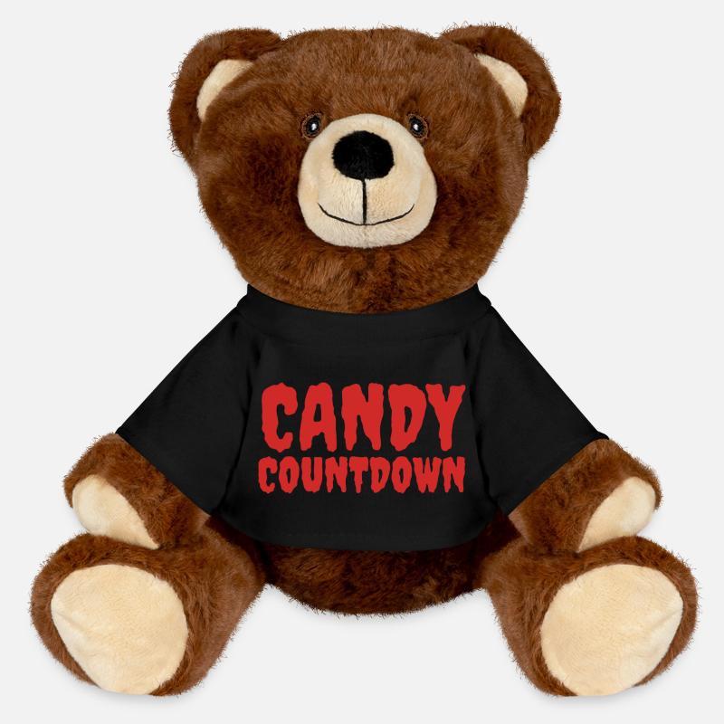 Vivid Candy Countdown Titre Design - Nounours RecycelBär® marron - noir