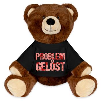 Costume d’Halloween Taché de Sang - Nounours RecycelBär® marron - noir - Devant