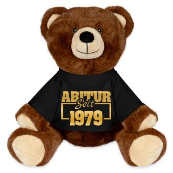 Diplômé(e) de 1979 - Nounours RecycelBär® marron - noir - Devant