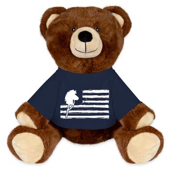 Steckenpferd Hobby Horsing - MiniFeet® RecycelBär® Braun - French Navy - Vorne