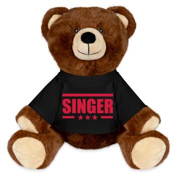 Singer - MiniFeet® RecycelBär® Teddy Bear Brown - black - Front