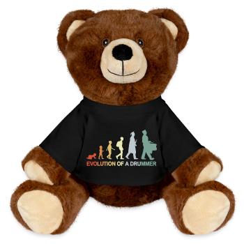 Batteur vintage Evolution - Nounours RecycelBär® marron - noir - Devant
