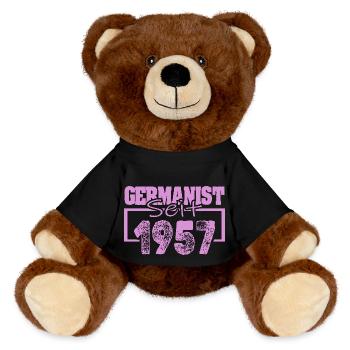 1957 - Nounours RecycelBär® marron - noir - Devant