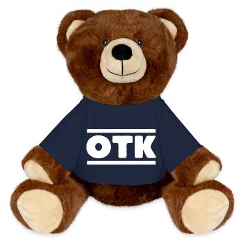 OTK - MiniFeet® RecycelBär® Teddy Bear Brown - french navy - Front