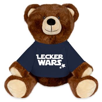 lecker wars - MiniFeet® RecycelBär® Braun - French Navy - Vorne