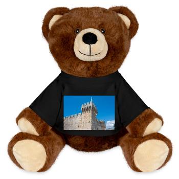 Burg und Festung Kamerlengo (Kaštel Kamerlengo) - MiniFeet® RecycelBär® Braun - Schwarz - Vorne