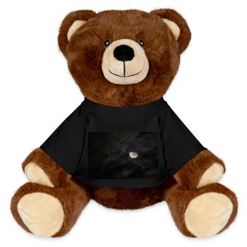moon - MiniFeet® RecycelBär® Teddy Bear Brown - black - Front
