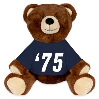 1975 - MiniFeet® RecycelBär® Braun - French Navy - Vorne