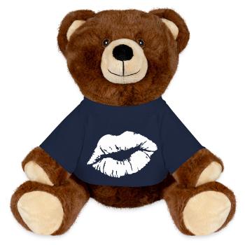 kuss - MiniFeet® RecycelBär® Braun - French Navy - Vorne