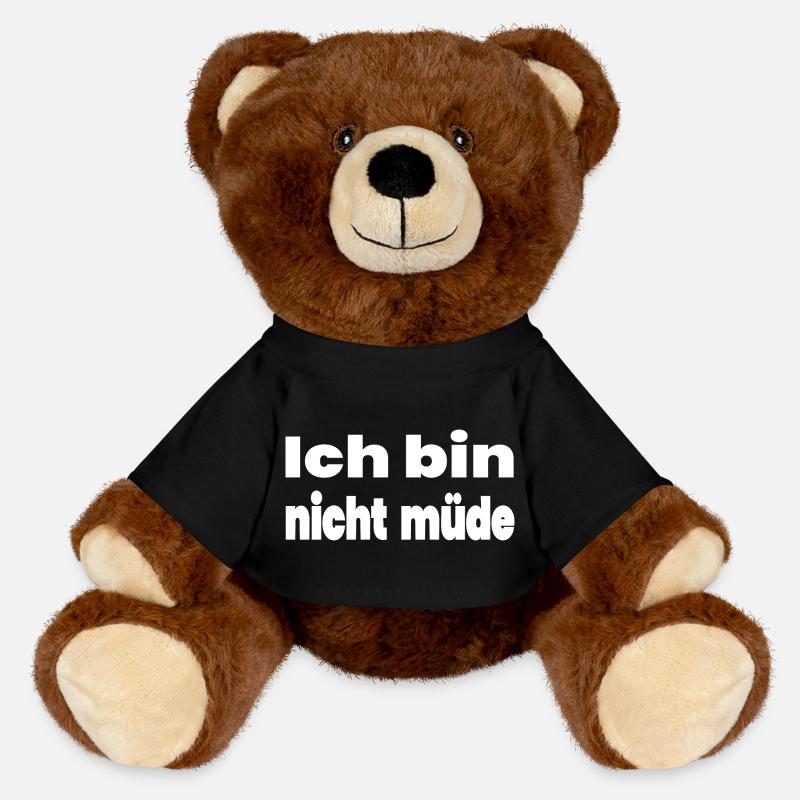 Müde - MiniFeet® RecycelBär® Braun - Schwarz