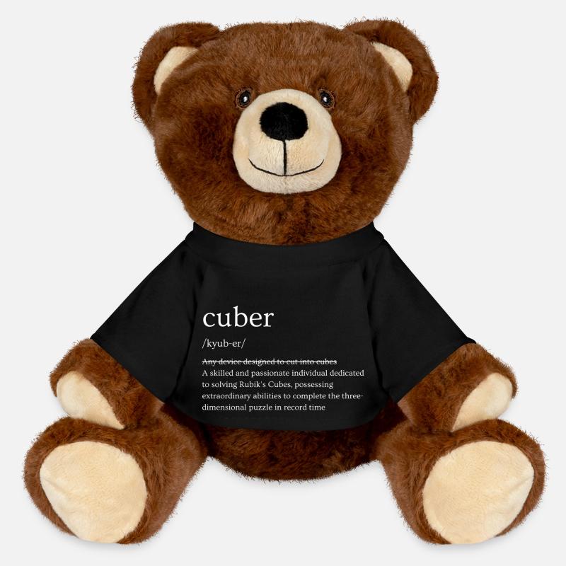 Définition du cubeur - Nounours RecycelBär® marron - noir