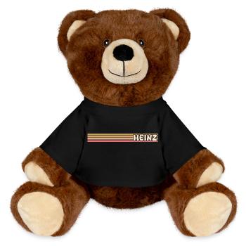 Style Heinz - MiniFeet® RecycelBär® Braun - Schwarz - Vorne
