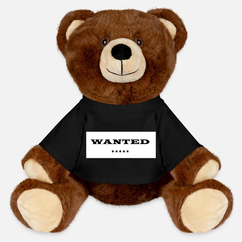 WANTED 5ive étoiles - Nounours RecycelBär® marron - noir