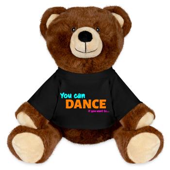 You can dance - Nounours RecycelBär® marron - noir - Devant