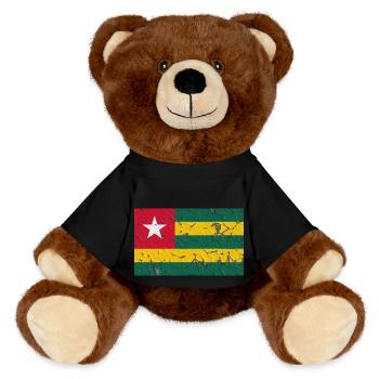 Togo Togo - MiniFeet® RecycelBär® Braun - Schwarz - Vorne