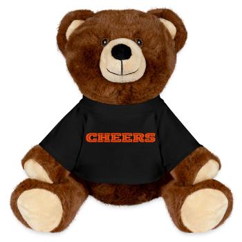 CHEERS - MiniFeet® RecycelBär® Teddy Bear Brown - black - Front