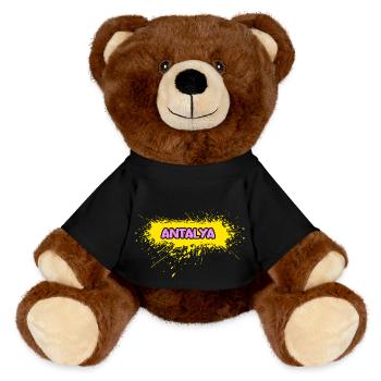 Antalya - Nounours RecycelBär® marron - noir - Devant