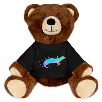 Sea Otter Gradient - MiniFeet® RecycelBär® Braun - Schwarz - Vorne