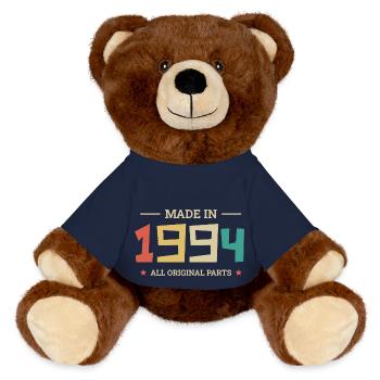 Legendary Since 1994 Original 1994 - MiniFeet® RecycelBär® Teddy Bear Brown - french navy - Front