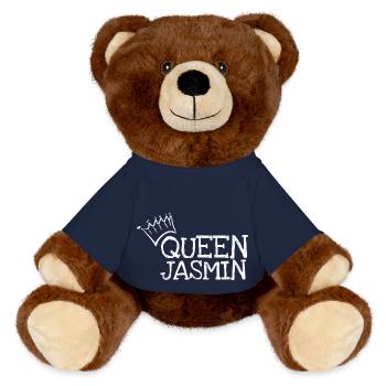 Jasmin - MiniFeet® RecycelBär® Braun - French Navy - Vorne