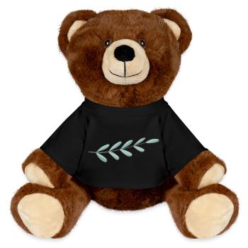 branch - MiniFeet® RecycelBär® Teddy Bear Brown - black - Front