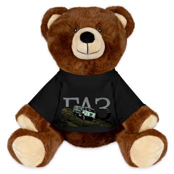ГАЗ (GAZ) - Soviet Truck - MiniFeet® RecycelBär® Teddy Bear Brown - black - Front