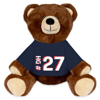DH27 - Nounours RecycelBär® marron - bleu marine - Devant