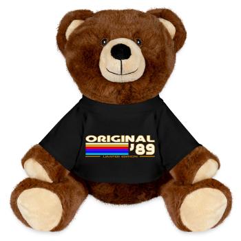 1989 - MiniFeet® RecycelBär® Braun - Schwarz - Vorne