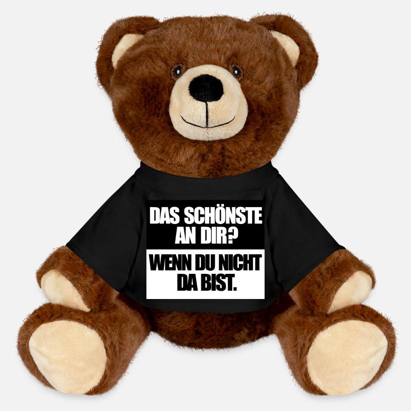 La plus belle chose à propos de toi - Nounours RecycelBär® marron - noir