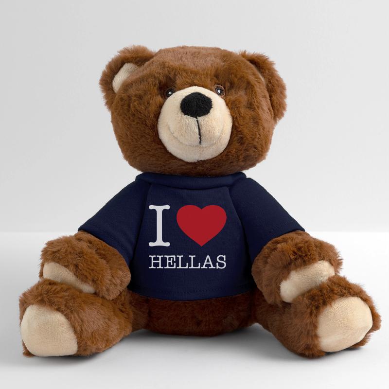 J’ADORE HELLAS Grèce Nounours RecycelBär® marron