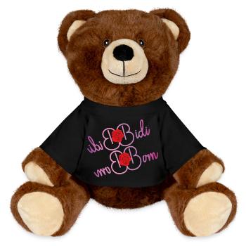 Bidi Bidi Bom Bom - Danse panish - Fiesta espagnole - Nounours RecycelBär® marron - noir - Devant