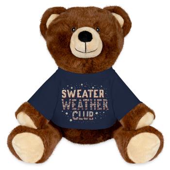 MÉTÉO DES PULLS - Nounours RecycelBär® marron - bleu marine - Devant
