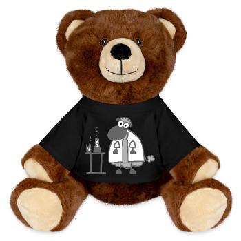 Ovins de laboratoire - Nounours RecycelBär® marron - noir - Devant