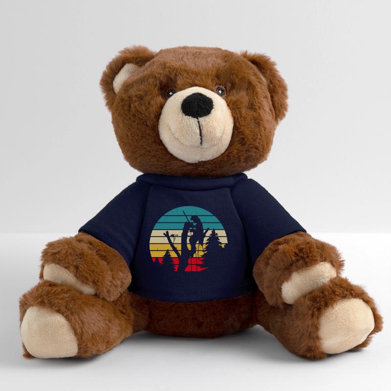 Cadeau drôle de menuisier Nounours RecycelBär® marron
