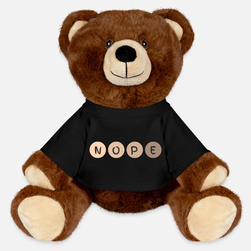 NOPE - MiniFeet® RecycelBär® Teddy Bear Brown - black