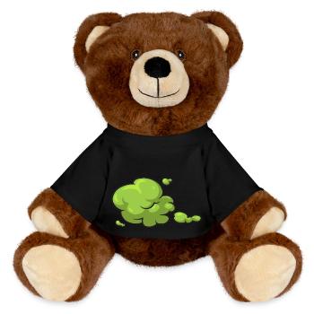 Furz Furzen Pupsen - MiniFeet® RecycelBär® Braun - Schwarz - Vorne