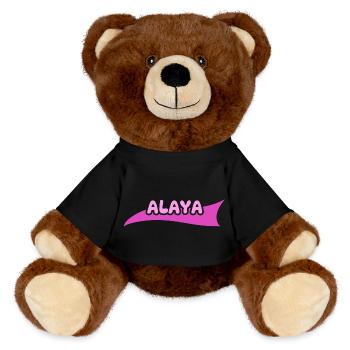 Vorname Alaya - MiniFeet® RecycelBär® Braun - Schwarz - Vorne