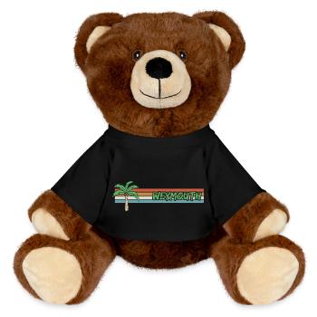 Weymouth comme jour férié - Nounours RecycelBär® marron - noir - Devant