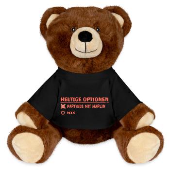 marlin comme prénom - Nounours RecycelBär® marron - noir - Devant