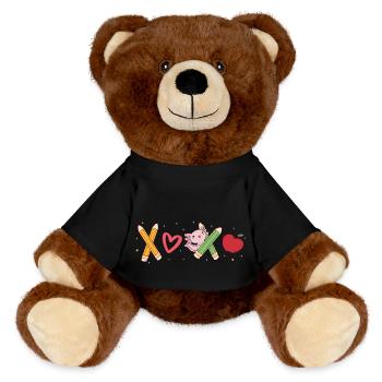 XOXO Axolotl professeur crayon de Saint-Valentin, - Nounours RecycelBär® marron - noir - Devant