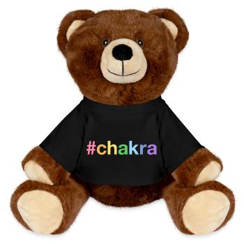 CHAKRA Hashtag - MiniFeet® RecycelBär® Braun - Schwarz - Vorne