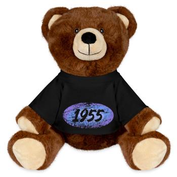 Recrue 1955 - Nounours RecycelBär® marron - noir - Devant