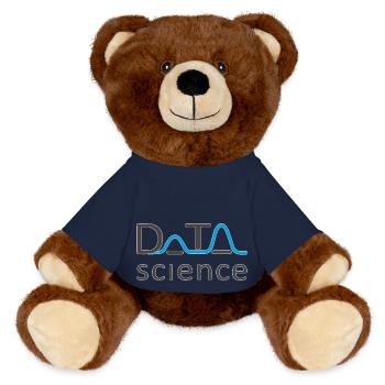 Science des données - Nounours RecycelBär® marron - bleu marine - Devant