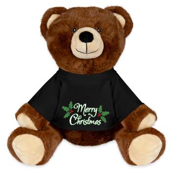 5 - MiniFeet® RecycelBär® Teddy Bear Brown - black - Front