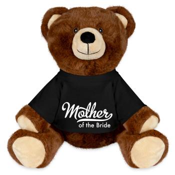Mutter der Braut - MiniFeet® RecycelBär® Braun - Schwarz - Vorne