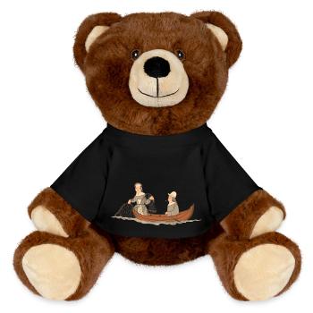 Gävle Fischer - MiniFeet® RecycelBär® Braun - Schwarz - Vorne